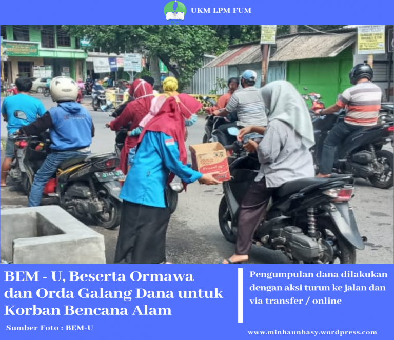 BEM FIP Ikut Andil Dalam Aksi Galang Dana