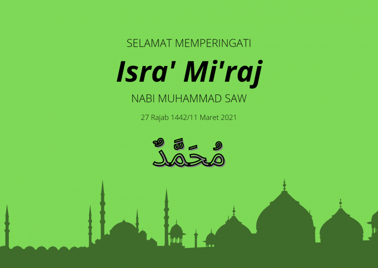 Peringatan Isra’ Mi’raj 27 Rajab 1422 H
