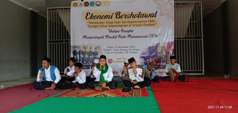 Agar Silaturahim Kuat, FE Unhasy Adakan Acara Ekonomi Bersholawat