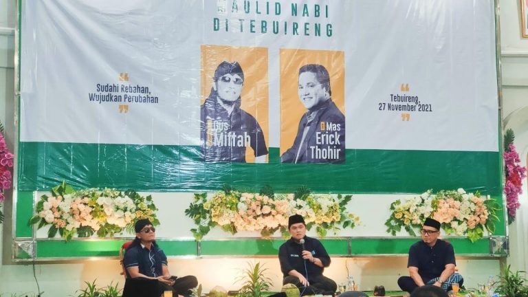 BEM Unhasy Hadirkan Menteri BUMN RI Dan Gus Miftah Dalam Rangkaian Acara Maulid Nabi Di Tebuireng