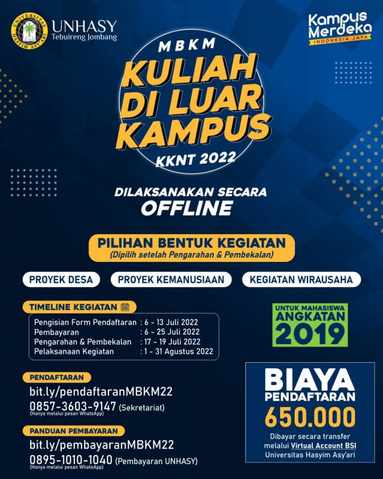 Kebijakan Terbaru KKN Unhasy 2022 Serta Respon Civitas Akademika