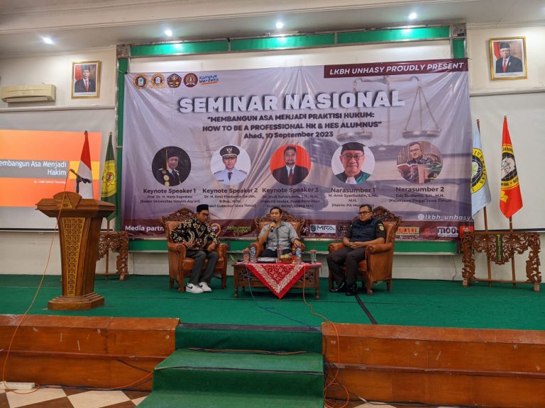 LKBH UNHASY Gelar Seminar Nasional, Beri Bekal Mahasiswa Menjadi Praktisi Hukum Profesional