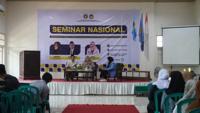 Foto : Seminar nasional bersama gus Rifqil dan ning Imaz (Dok. Redaksi)